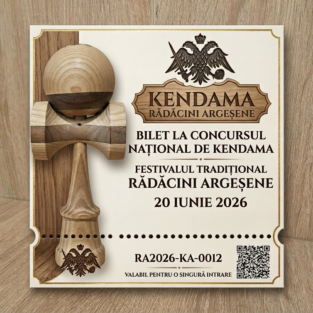 Bilet Paramerion Kendama Open in cadrul festivalului Radacini Argesene 20 Iunie